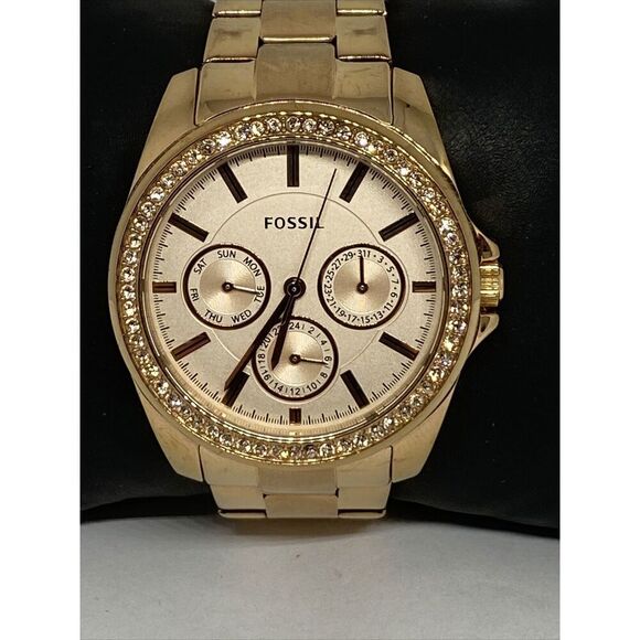 Fossil Janice BQ3316 Womens Stainless Steel Analog Dial Quartz Wrist Watch WO699 - Picture 2 of 12